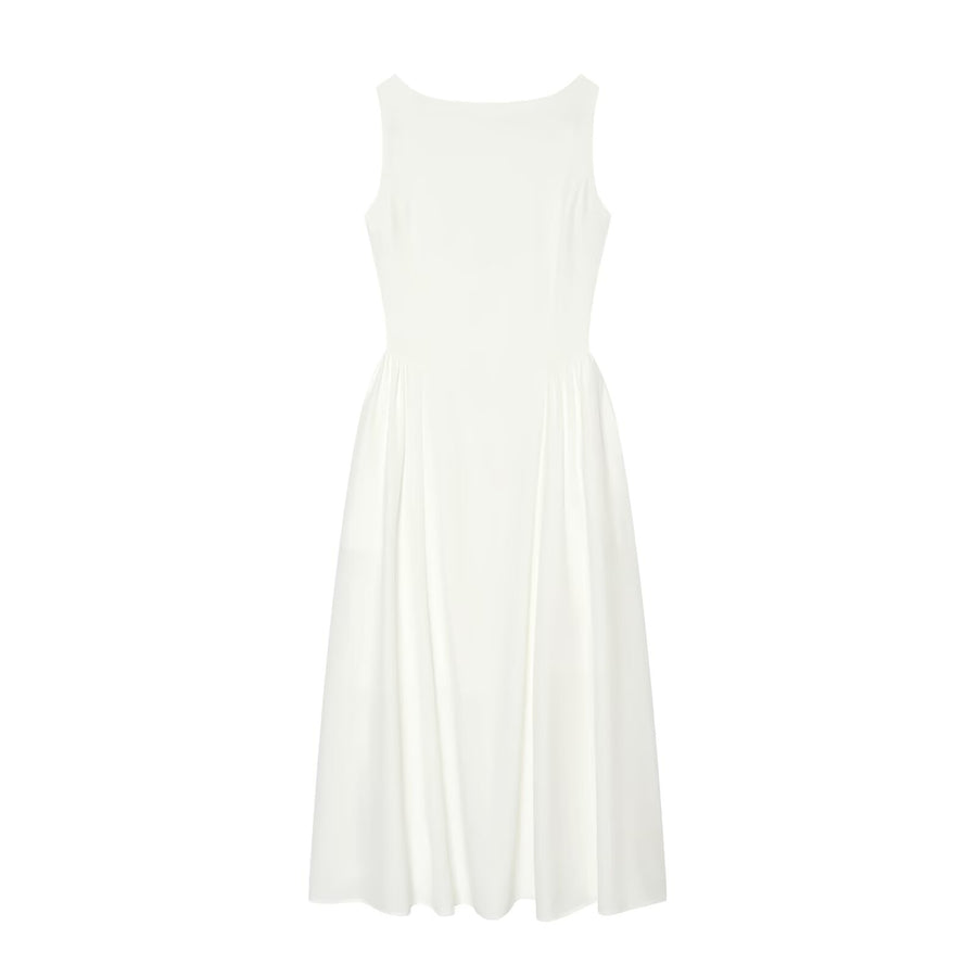 Stylish Sleeveless A-Hem Long Dress for Women