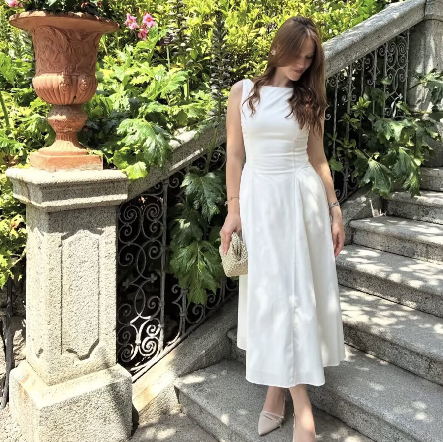 Stylish Sleeveless A-Hem Long Dress for Women