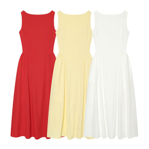 Stylish Sleeveless A-Hem Long Dress for Women