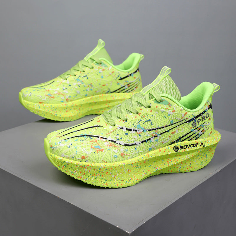 Marathon Running Carbon-Plate Noctilucent Sneakers for All