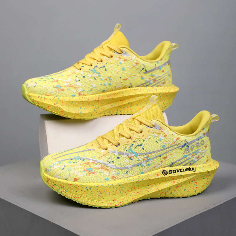 Marathon Running Carbon-Plate Noctilucent Sneakers for All