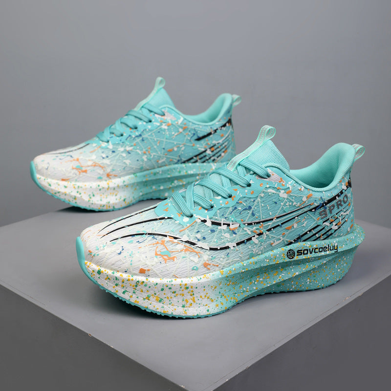 Marathon Running Carbon-Plate Noctilucent Sneakers for All