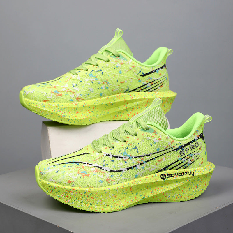 Marathon Running Carbon-Plate Noctilucent Sneakers for All