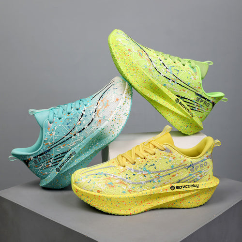 Marathon Running Carbon-Plate Noctilucent Sneakers for All