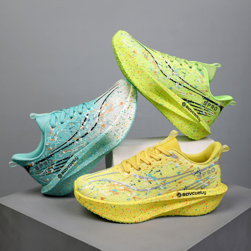 Marathon Running Carbon-Plate Noctilucent Sneakers for All