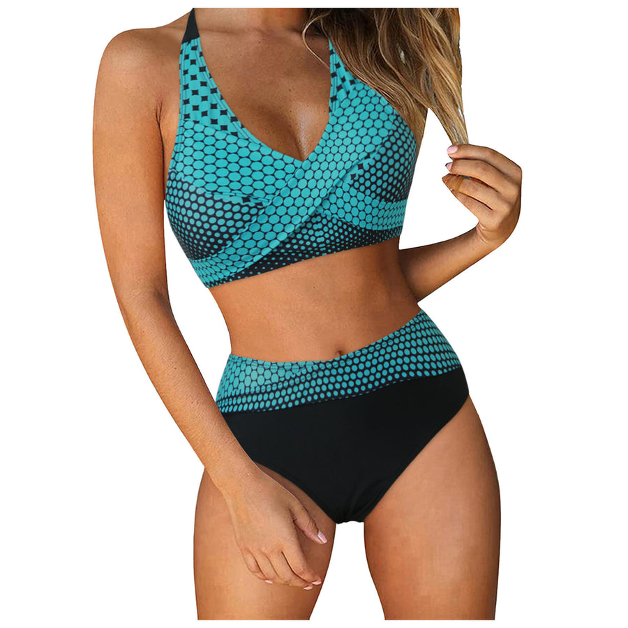 Women's Two Piece Swimsuit - Floral Print Bikini Set