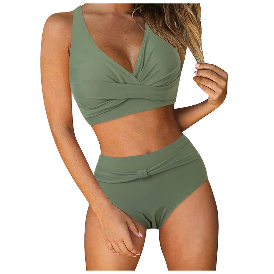 Women's Two Piece Swimsuit - Floral Print Bikini Set