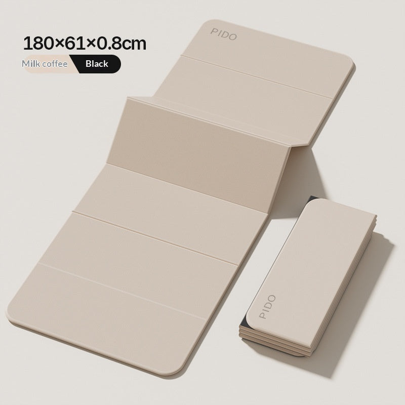 Two-Color Foldable Non-Slip Yoga Mat for Fitness