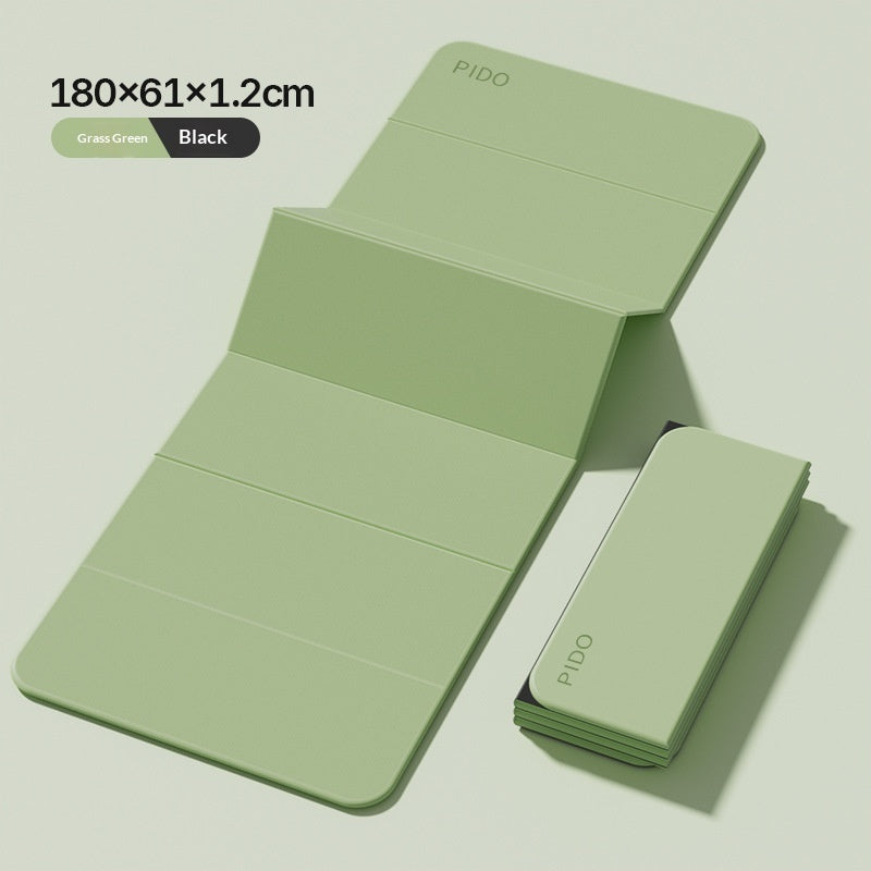 Two-Color Foldable Non-Slip Yoga Mat for Fitness