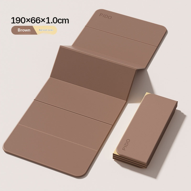 Two-Color Foldable Non-Slip Yoga Mat for Fitness