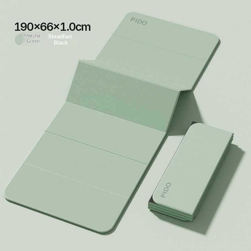 Two-Color Foldable Non-Slip Yoga Mat for Fitness