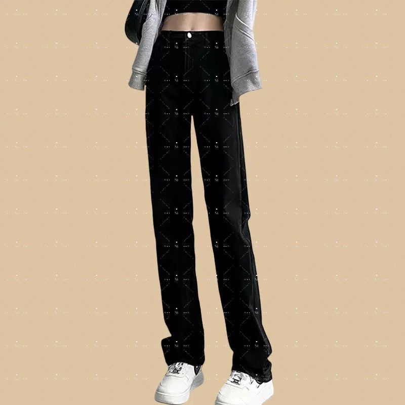 Lace-Strap Bootcut Denim Jeans for Women - Trendy Jeans Style