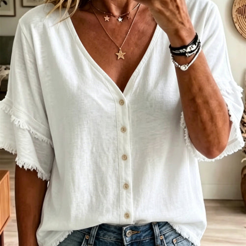 Stylish Polyester Blouse for Effortless Elegance