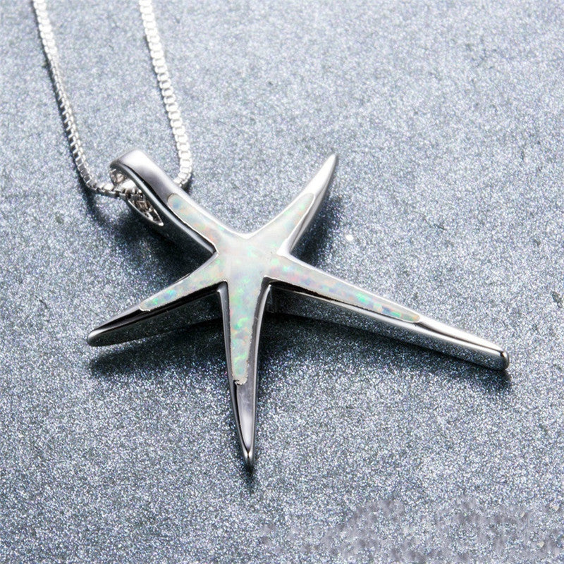 Womens Fashion Rhinestone-Trimmed Box Chain Necklace