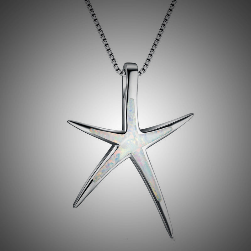 Womens Fashion Rhinestone-Trimmed Box Chain Necklace