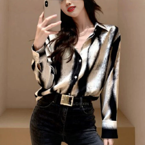 Korean-style French-dye Blouse for Women - Trendy Blazer