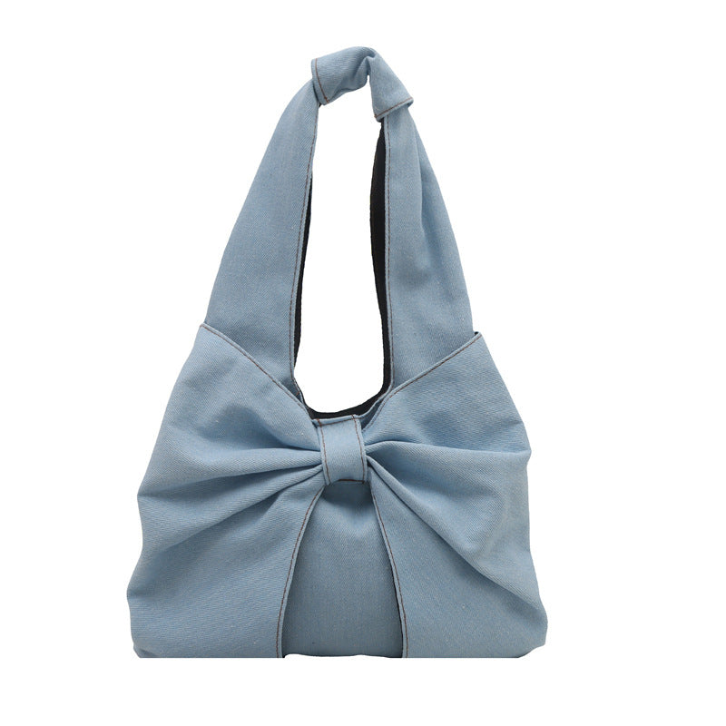 Trendy Denim Commuter Bag - Large Capacity Crossbody Bag