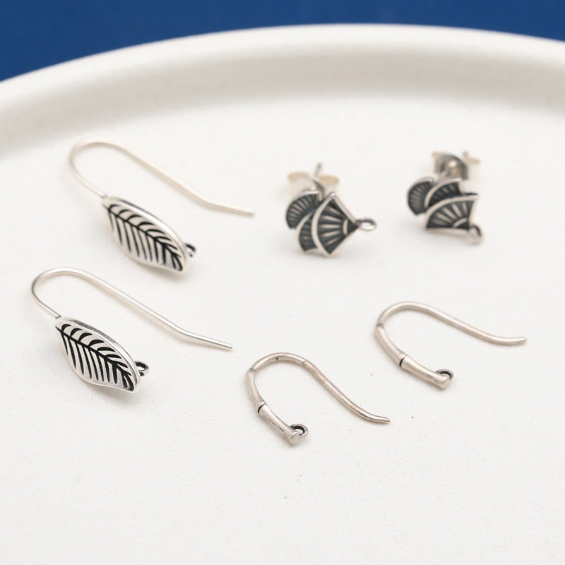 Creative Leaf Tassel Pendant Earrings for Effortless Style