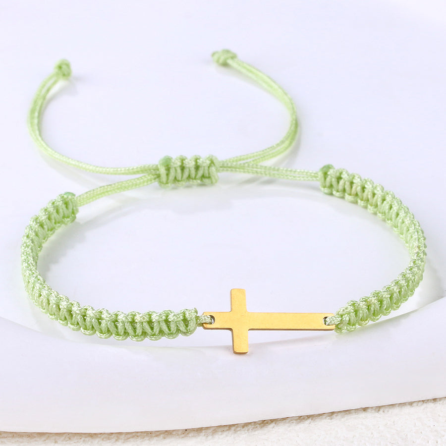 Colorful Handmade Bracelet for Women - Stainless Steel Style