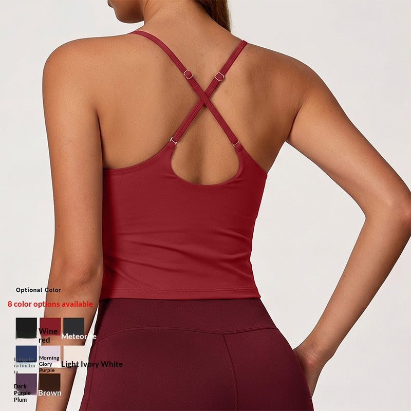 Quick Drying Yoga Tank Top for Outdoor Workouts