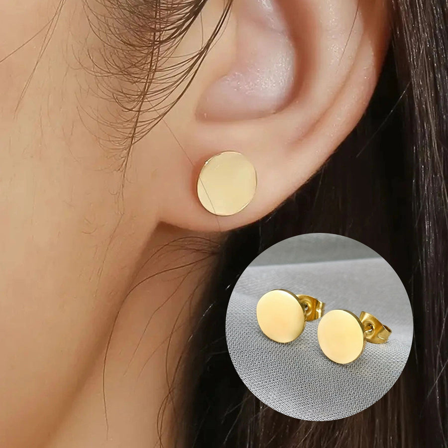Sleek Stainless Steel Trendy Women's Earrings for Every Occasion