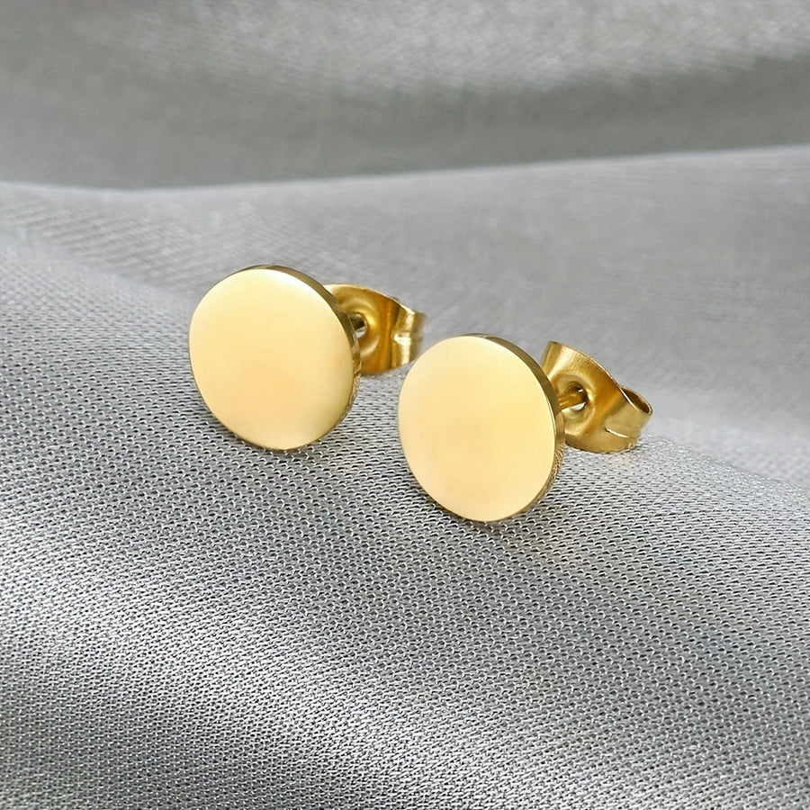 Sleek Stainless Steel Trendy Women's Earrings for Every Occasion