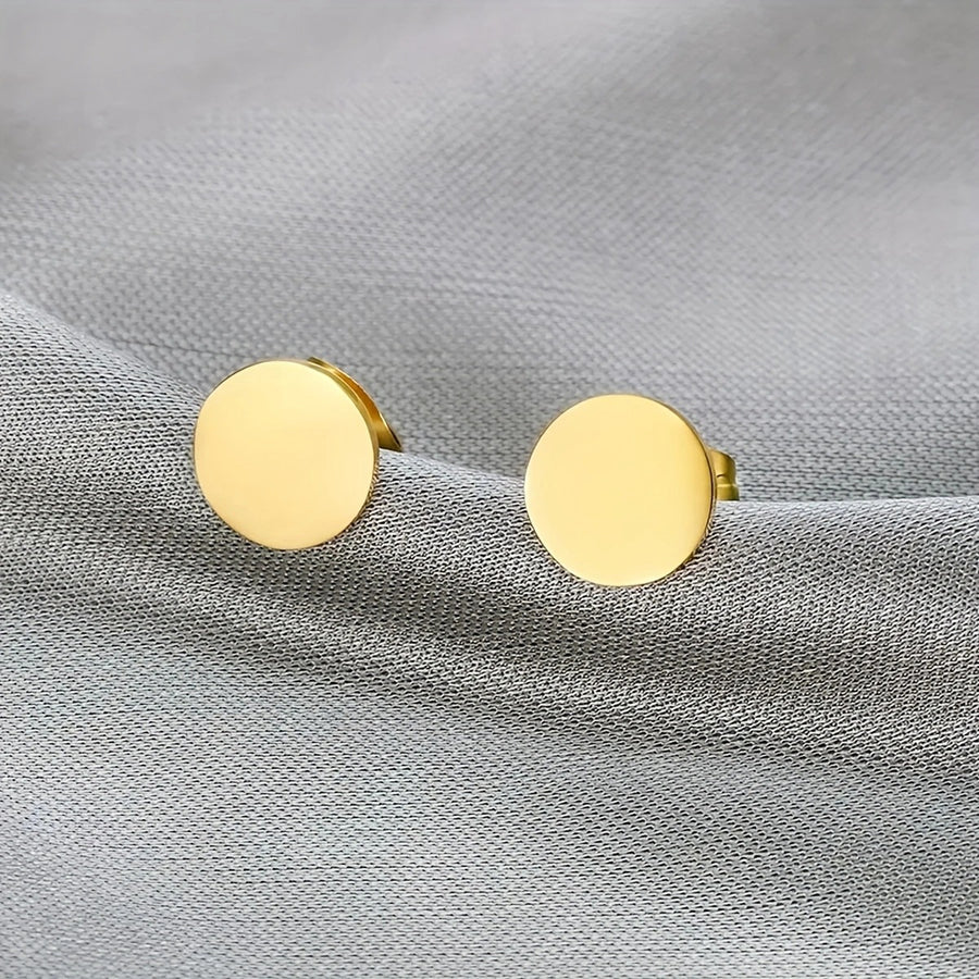 Sleek Stainless Steel Trendy Women's Earrings for Every Occasion