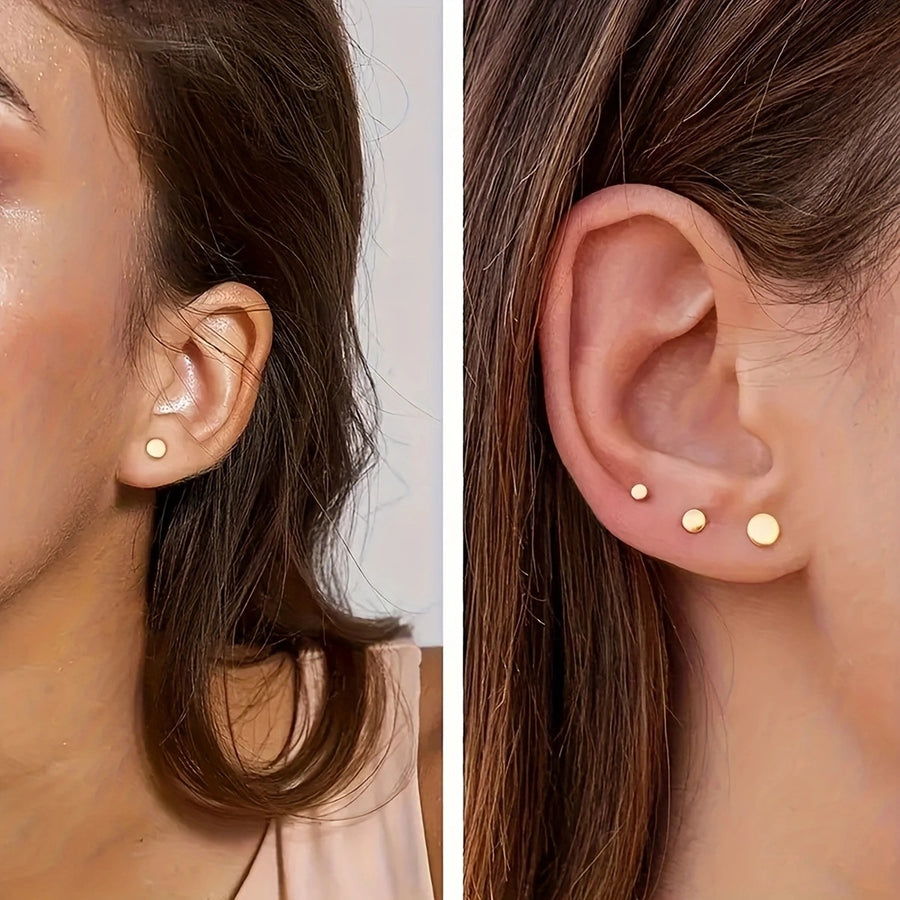 Sleek Stainless Steel Trendy Women's Earrings for Every Occasion