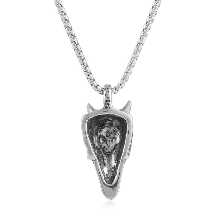 Stainless Steel Animal Dragon Pendant Necklace for Unique Style