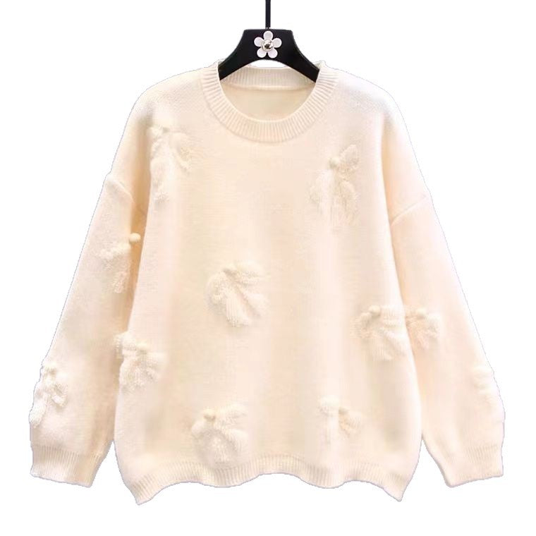 Womens Soft Fashionable Knit Sweater - Stylish Casual Top