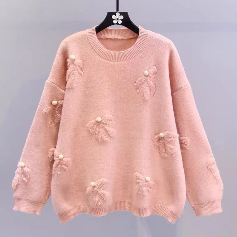 Womens Soft Fashionable Knit Sweater - Stylish Casual Top