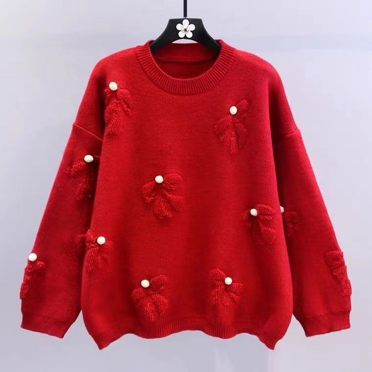 Womens Soft Fashionable Knit Sweater - Stylish Casual Top