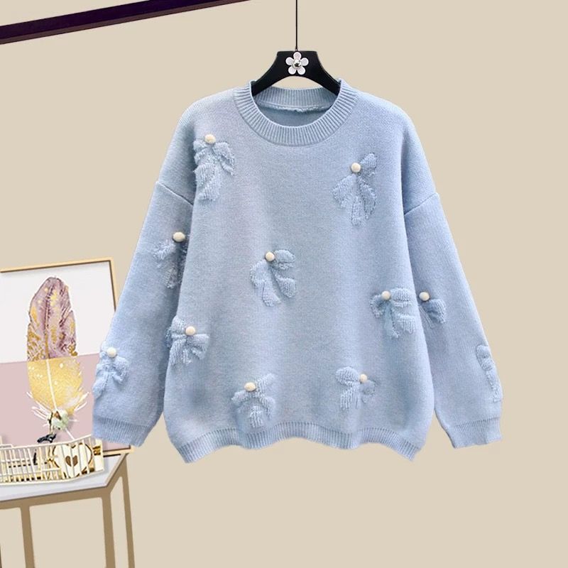 Womens Soft Fashionable Knit Sweater - Stylish Casual Top