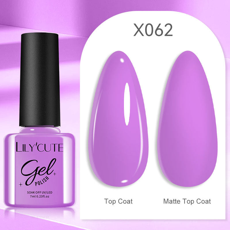 New Full Set of Gel Nail Polish for Women - Two Piece Set