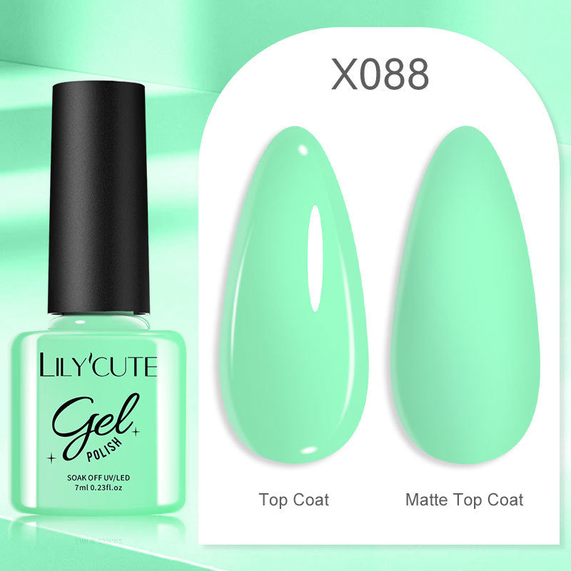 New Full Set of Gel Nail Polish for Women - Two Piece Set