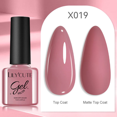 New Full Set of Gel Nail Polish for Women - Two Piece Set