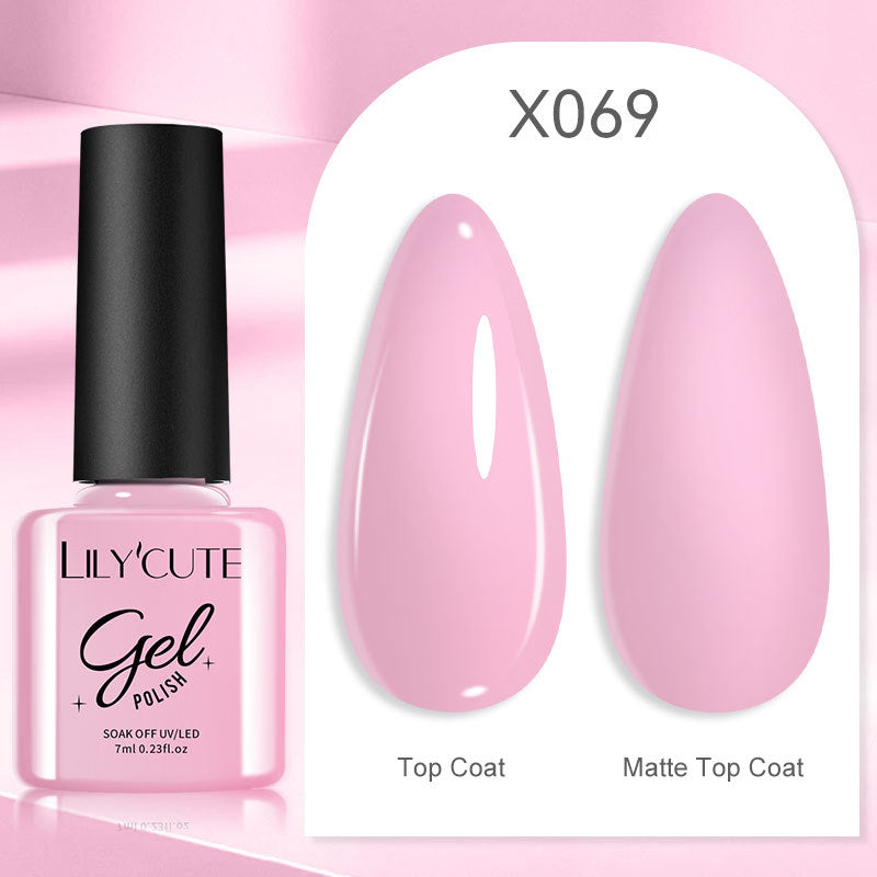 New Full Set of Gel Nail Polish for Women - Two Piece Set