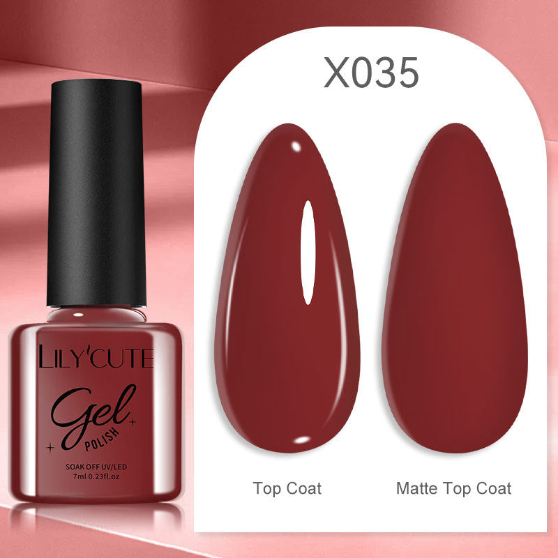 New Full Set of Gel Nail Polish for Women - Two Piece Set