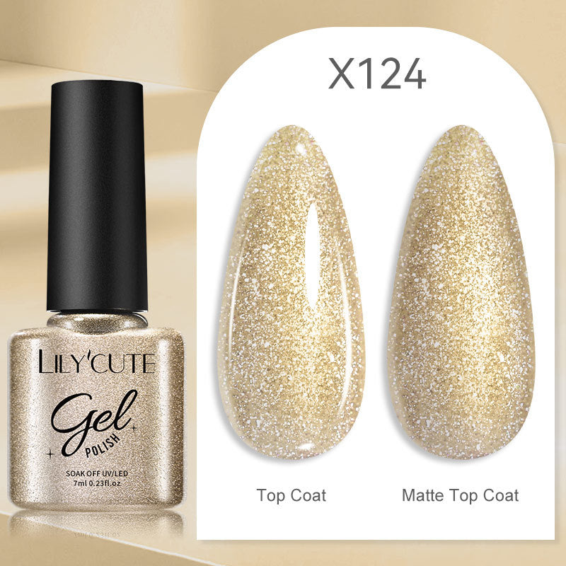 New Full Set of Gel Nail Polish for Women - Two Piece Set
