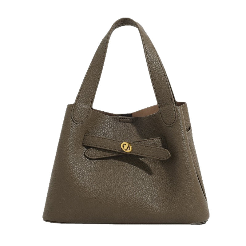 Fashionable Bucket Bag with Cross-body Strap for Everyday Use