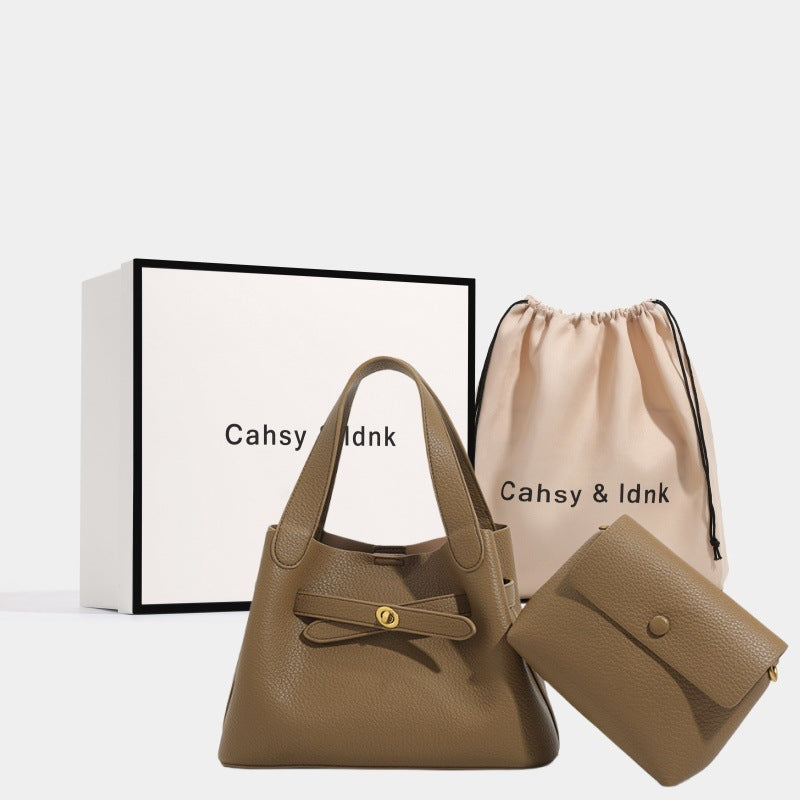 Fashionable Bucket Bag with Cross-body Strap for Everyday Use