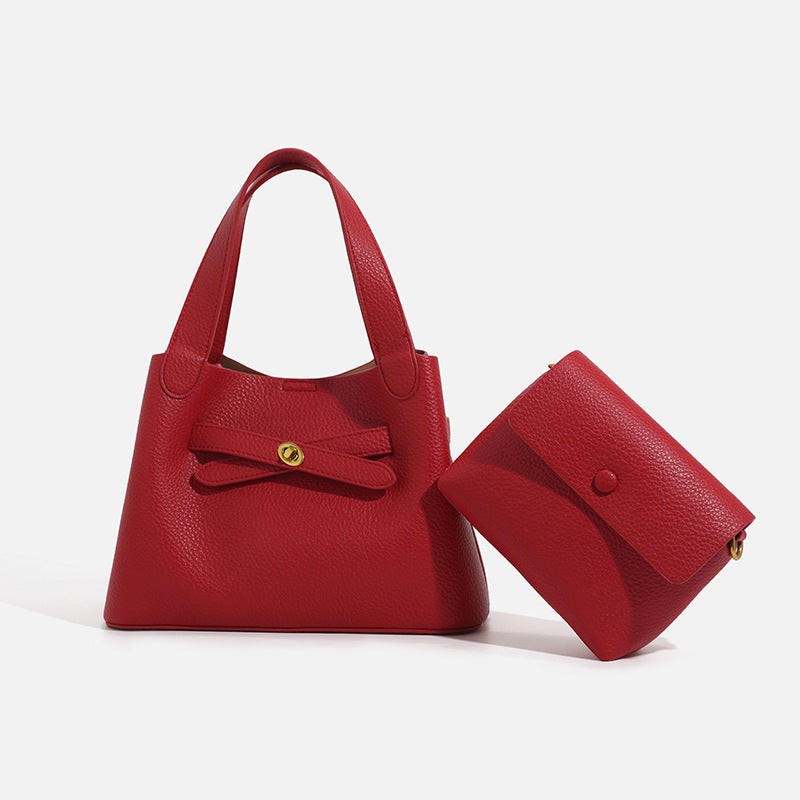 Fashionable Bucket Bag with Cross-body Strap for Everyday Use