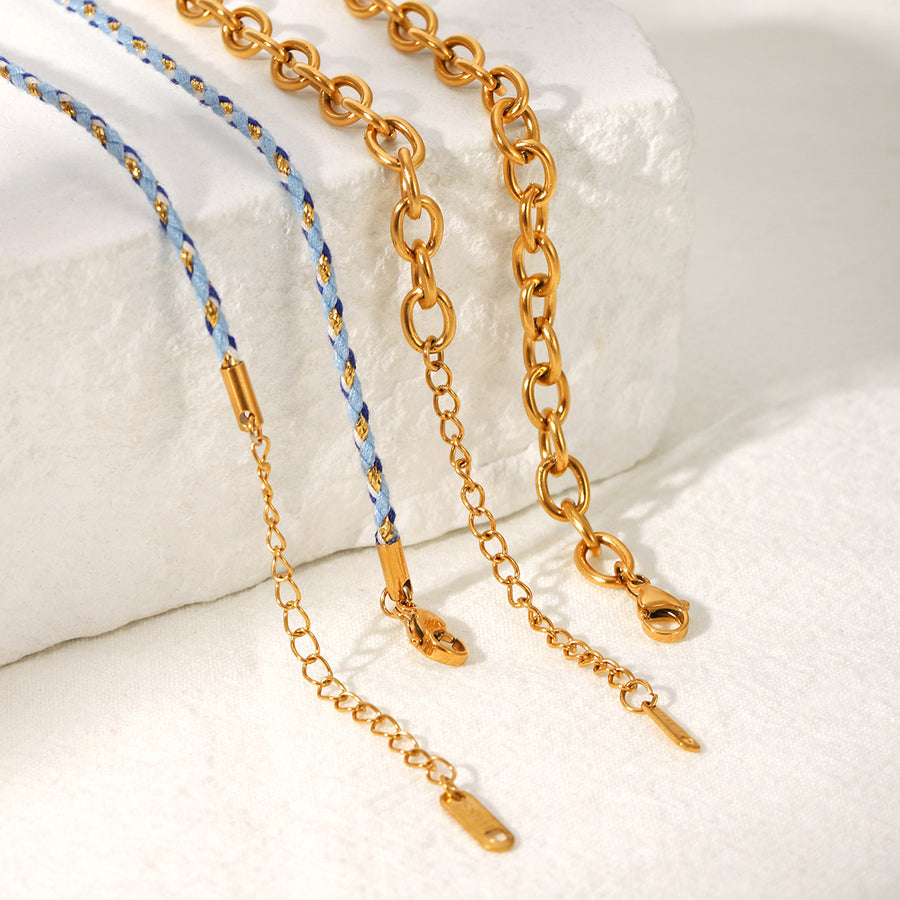 Ocean Series Stainless Steel Necklace - Stylish & Durable