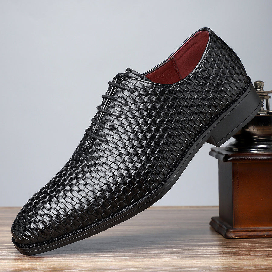 British-style Vintage Lace-up Casual Leather Shoes