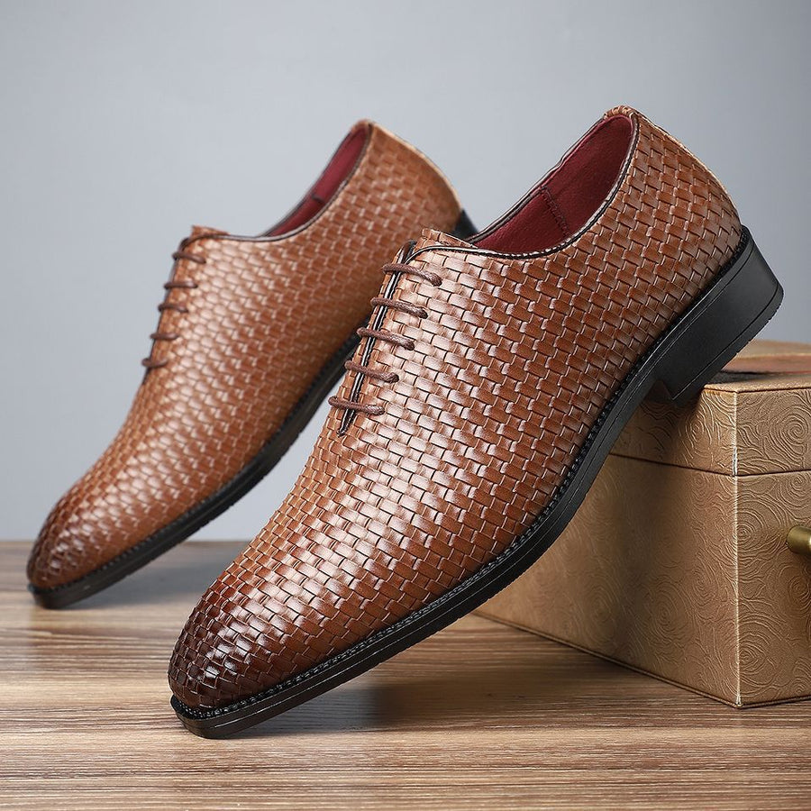 British-style Vintage Lace-up Casual Leather Shoes