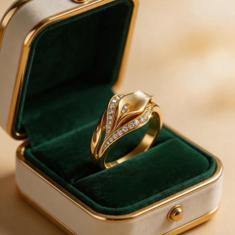 Zircon Flower Ring - Fashionable and Popular Finger Accessory