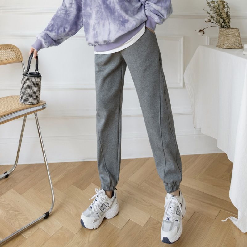 Loose and Casual Ankle Sports Pants for Autumn Winter