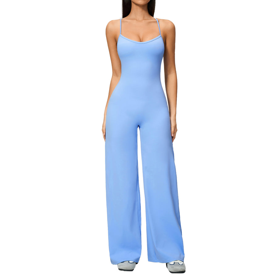 Yoga-style Chic Backless Casual One-piece for Women