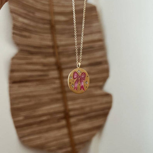 Flower and Bird Pendant Necklace Ring for Nature Lovers