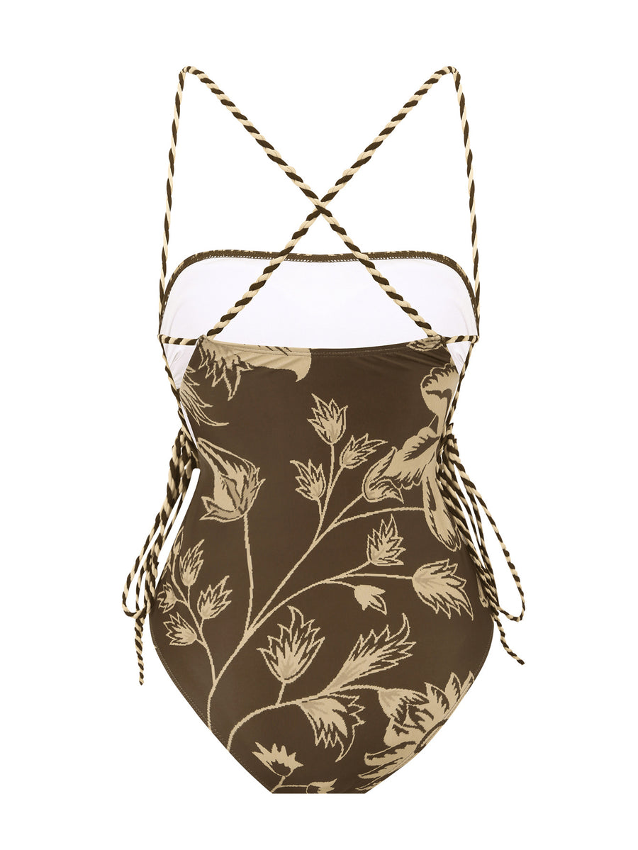 Stylish One-Piece Swimsuit and Beach Dress Set for Women
